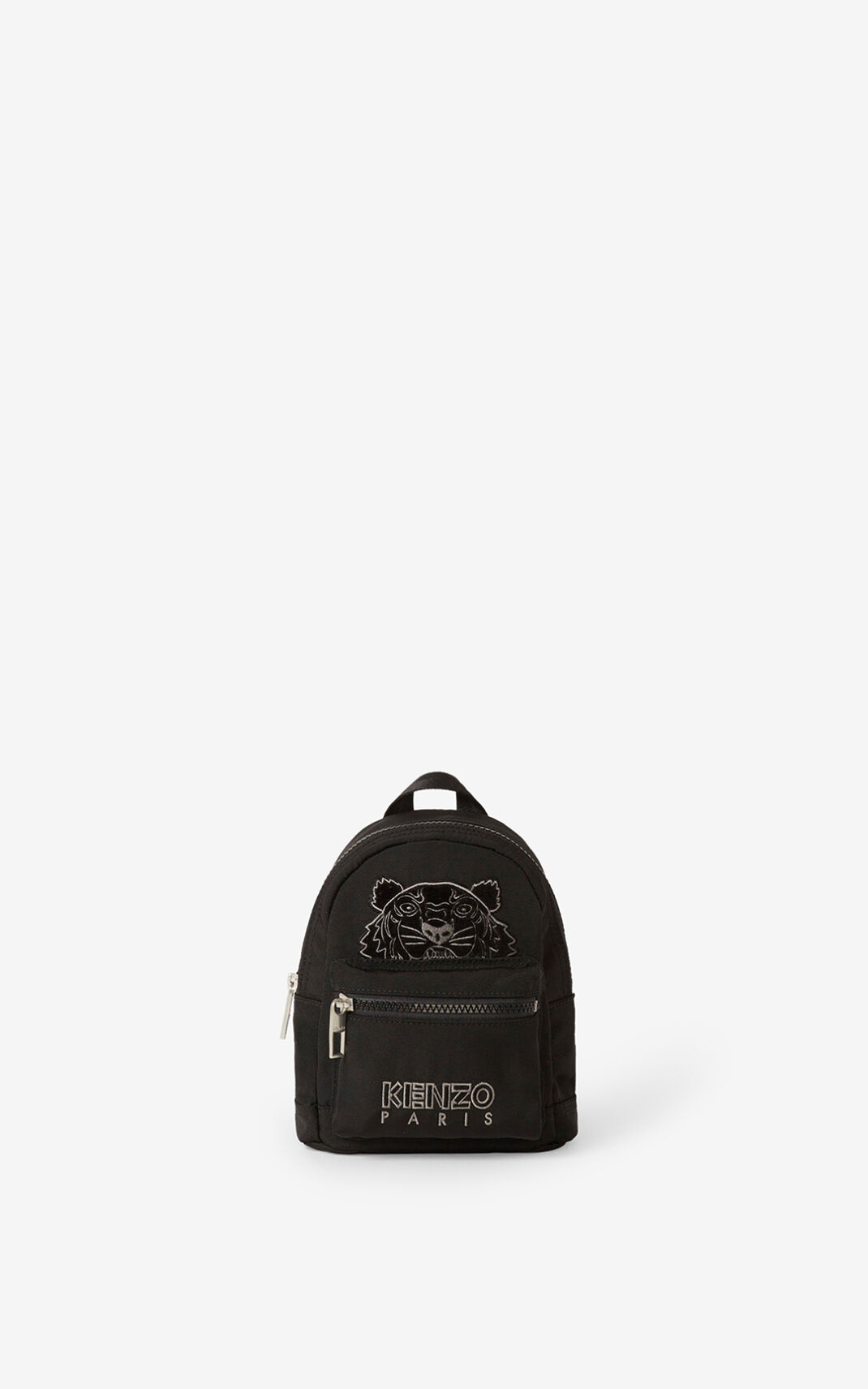 Kenzo Mini Lona Kampus Tiger Mochila Mujer Negras | 6432180-DE